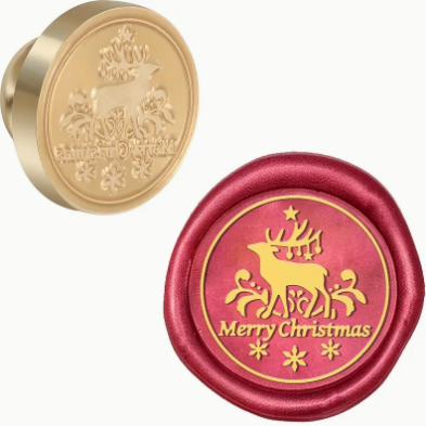 Siegelstempel Reh mit Schriftzug