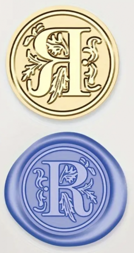 Siegelstempel Buchstabe R