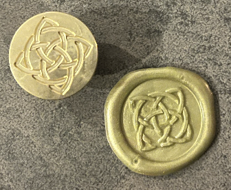 Siegelstempel keltisches Motiv