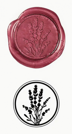 Siegelstempel Getreide im Kreis