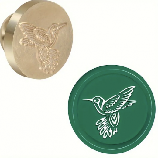 Siegelstempel Kolibri einzelnd