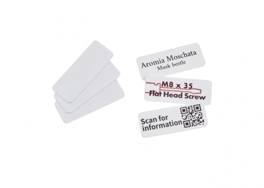 e-mark® klebendes Kunststoffschild 45x18 mm