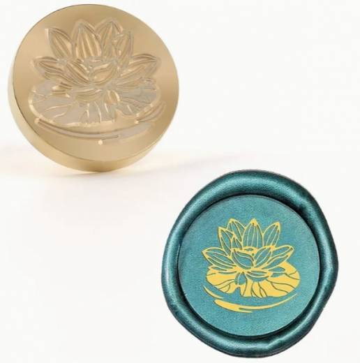 Siegelstempel Seerose