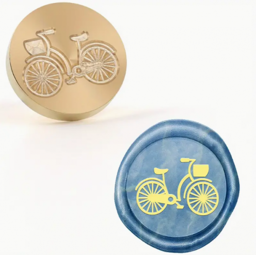 Siegelstempel Fahrrad