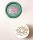 Siegelstempel Lotusblume