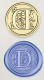 Siegelstempel Buchstabe D