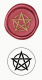Siegelstempel Pentagramm