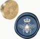 Siegelstempel Bienenkönigin