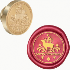 Siegelstempel Reh mit Schriftzug