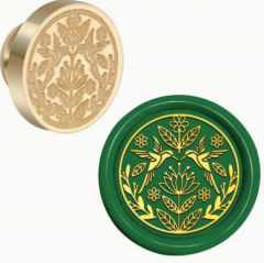 Siegelstempel Kolibris mit Muster