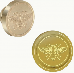 Siegelstempel Biene im Kreis
