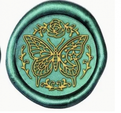 Siegelstempel Schmetterling Muster