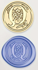 Siegelstempel Buchstabe Q