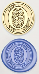 Siegelstempel Buchstabe O