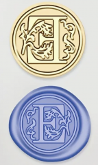 Siegelstempel Buchstabe E