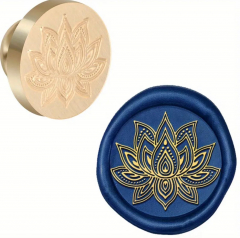Siegelstempel Lotusblume Mandala