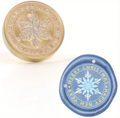 Siegelstempel Merry Christmas/Happy New Year