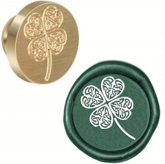 Siegelstempel Kleeblatt