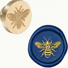 Siegelstempel Biene einzelnd