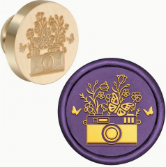 Siegelstempel Blumenkamera