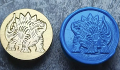 Siegelstempel Dornenschwanz Dinosaurier