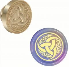 Siegelstempel Wikinger Rune Vegvisir Motiv