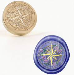 Siegelstempel Kompass