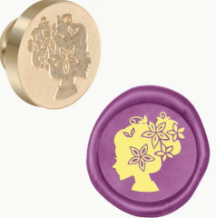 Siegelstempel Blumenmädchen